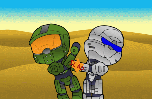 Chief vs. Locke animation