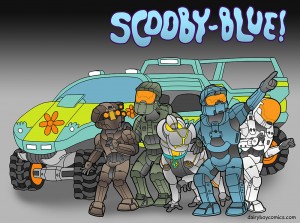 Filler Art: Scooby-Blue