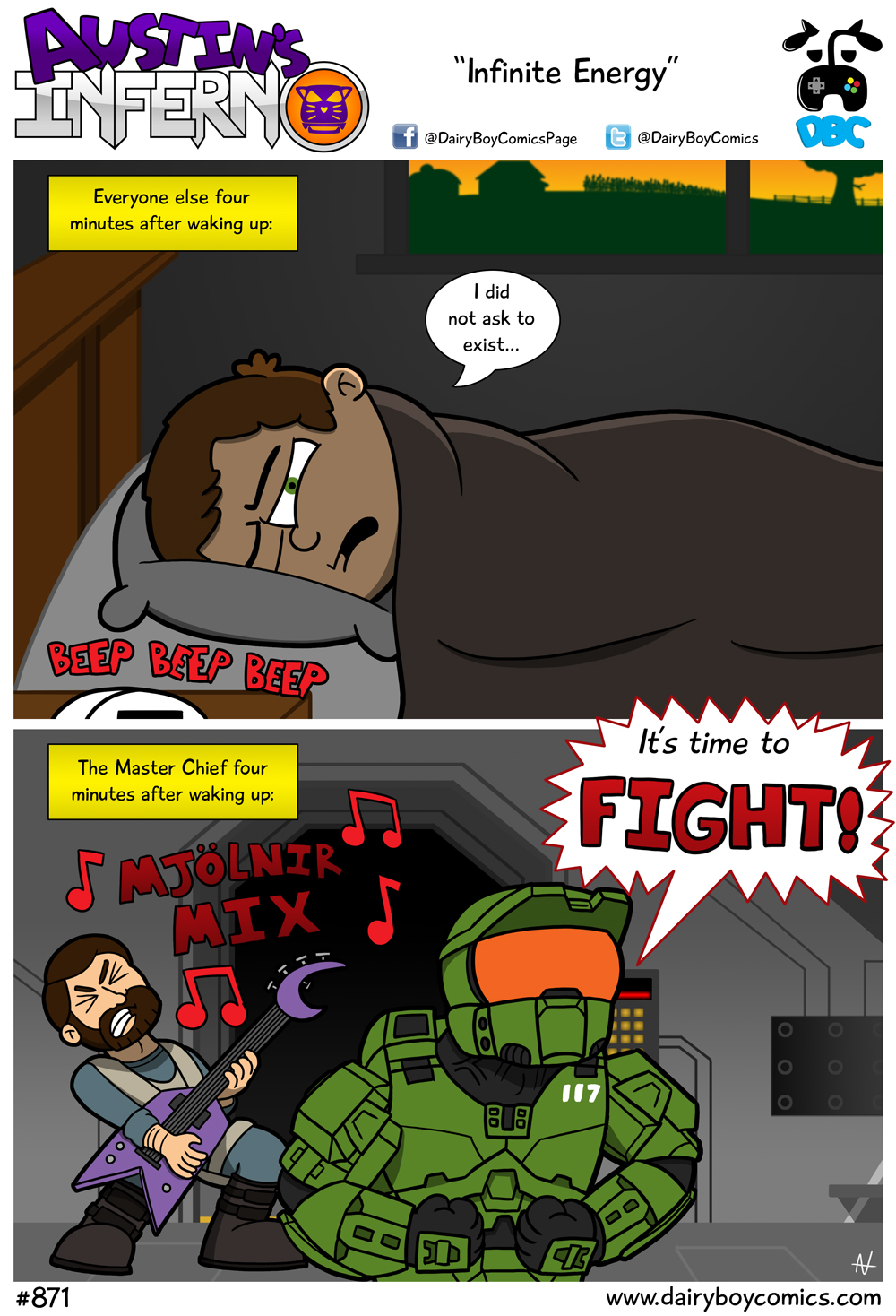 Literally every character who has ever wakened or armored Chief up at the start of a game dies by the end of that game, meaning that pilot of totally marked for death.
