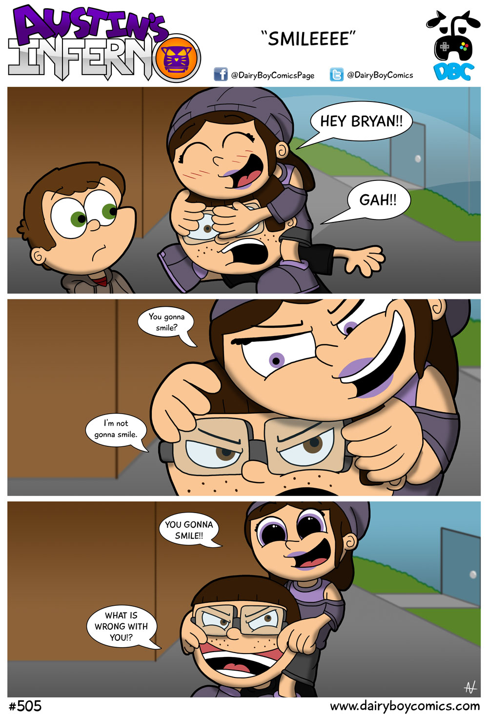Bryan goes easy on Violet because she's the only other Valve fan in that school.